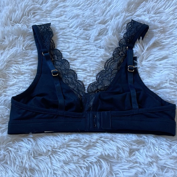 HANRO COTTON LACE WIRE-FREE BRA - Picture 4 of 5